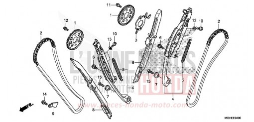CAM CHAIN/TENSIONER VFR1200XE de 2014